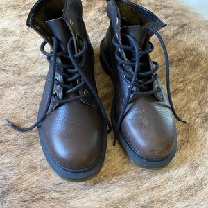 Genuine leather doc martens